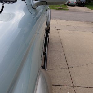 How far they extend out