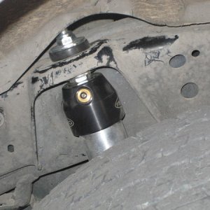 Rear shock installed