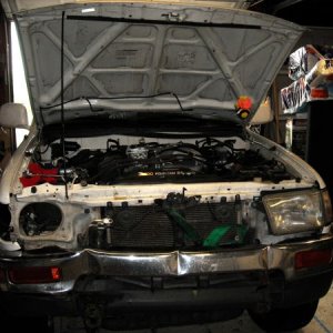 Bought off E-bay with a salvaged title.  Drove it home and started working.