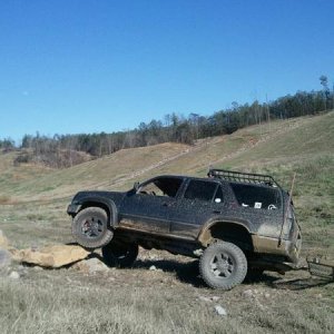 this is where i choose to park for duck huntin.