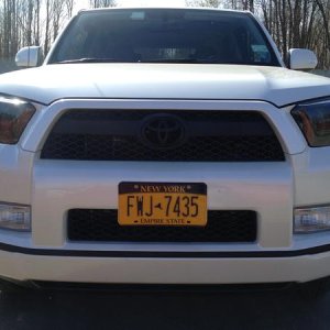 headlights installed