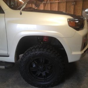 Lift in progress