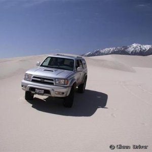 Sand dunes for an Xterra commercial