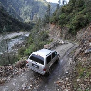 Mountain trip for a Hummer H2 commercial