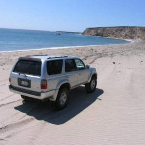 Private beach for an Xterra commercial