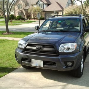 Blacked out grill
