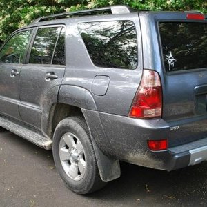 It's even on the roof, might as well have gone mudding.