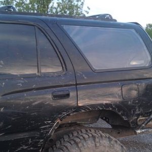IMAG0397replaced rear quarter glass that I keep breaking with .25 inch lexan. Hope I don't break this.