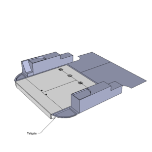 Rear, seats down w/cargo box