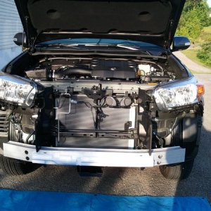 during retrofit
