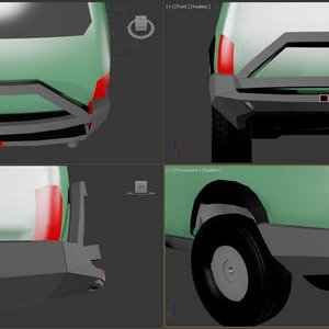 Bumper turn-arounds... Designed this in 3D from scratch... Wish I had an accurate scaled model of the 3rd gen 4Runner to work from, but this should be