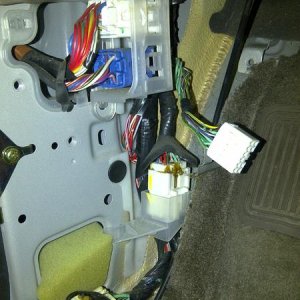 4a cable connections location, elocker ecu cable connector and elocker ecu location (possible location of my fan controller, if required)