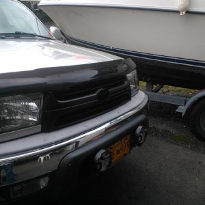 painted the grill and chrome off road light covers.
