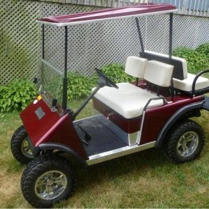 My lifted golf cart - SOLD!