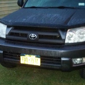 Painted grill on the 4Runner