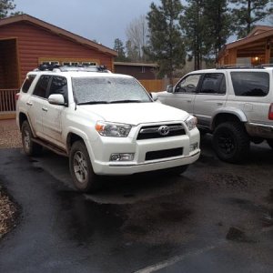 Cabin trip with another nice 4runner.