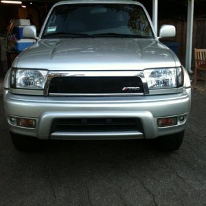 New TRD Logo, light smoke-out side lights and blinkers.