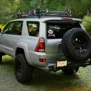 Spare tire carrier finally done!
