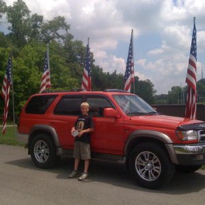 2000 Red TRD Supercharged