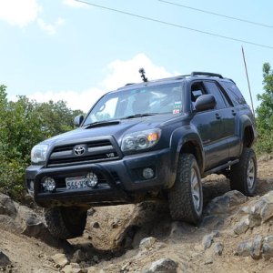 my 4R navigating some difficult terrain