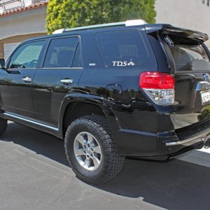Had to slap the stickers on... repping Icon for the perfect lift kit, and my company, TDS - Tristar Dealer Services