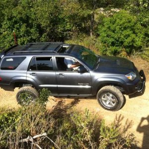me off-roading in my rig