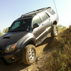 me off-roading in my rig