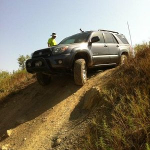 me off-roading in my rig