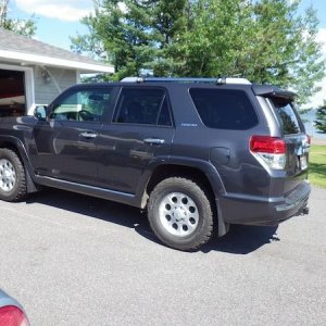 Frank again.  Only real "mod" are the Nokian Vatiiva MT's.  I had to buy a used set of SR5 rims on ebay to get 'em, but I hated the stock 20" rims tha
