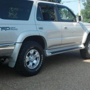 Added Tacoma wheels & BFG mud terrains