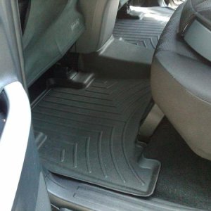Rear Weathertech from left
