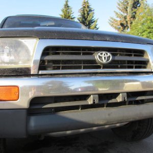 Painted Toyota Badge, Buffed out headlights