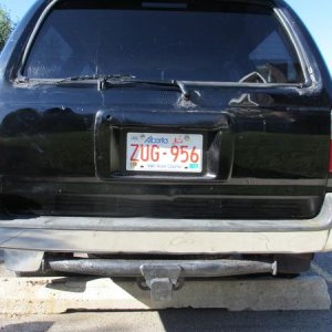 Debadged, Painted License Plate Frame