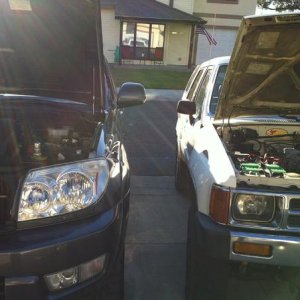 getting to know each other.  : )