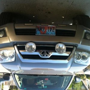 Upside down shot of my front end?