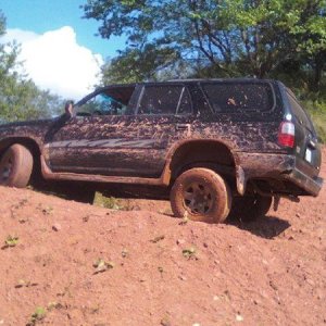 Off roadin with the stock all seasons.
