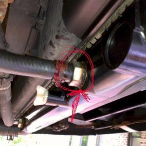 Runner Lower Radiator Hose Leak Photo