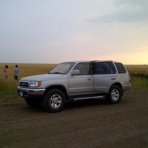 on the prairie near Lethbridge