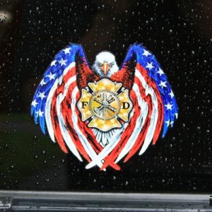 Fire dept. decal