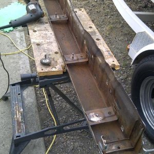 the rear bumper ready for some brute force...