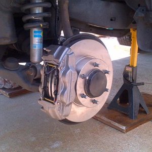 Tundra 231mm brake swap