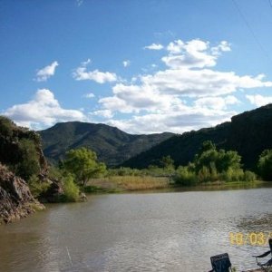 my spot on the river in Strawberry Az getn to it is a hard wheel but worth every stump and river crossing