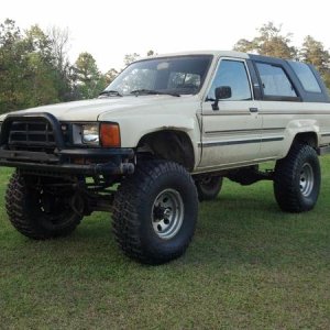 1985 35 Inch with 6 Inch All-Pro and Marlin Crawler Springs 4-1-2012

Hopefully will be the daily driver one day.