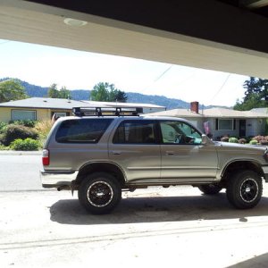Running boards off.