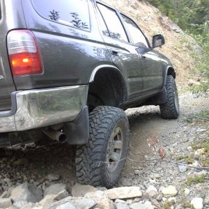 Flexing a little.