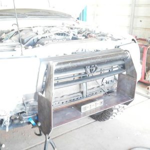 Custom front push bar in works