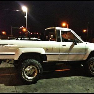 my truck top off
Mr. Fabio 
<3