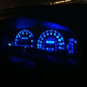 Blue LED's