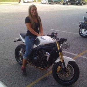 The bf's old Speed Triple