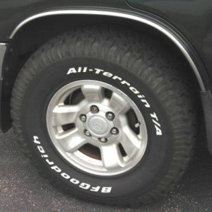 BFG ATs 265/75R16 Load E 10 ply.  Great tires!